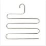 5 Layers S Shape Multifunctional Clothes Hangers Pants Storage Hangers Cloth Rack Multilayer Storage Cloth Hanger 5pcs