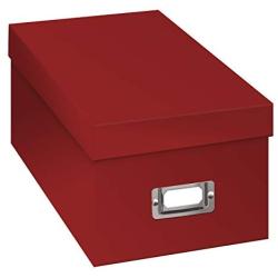 Pioneer Photo Albums BCD-1S CD/DVD Storage Box, Bright Red