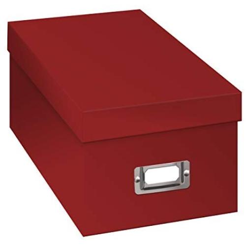 Pioneer Photo Albums BCD-1S CD/DVD Storage Box, Bright Red