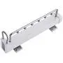 PeaceipUS Wardrobe Pull Out Clothes Hanger Rail, Multi-Function Telescopic Drying Rack with Ball Cage Top Loading Push-Pull Rod, Length 35.6cm/45.6cm