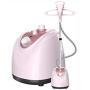 HWZXBCC Hanging Ironing Machine, Portable Vertical Mini Electric Clothes Steamer Hand-Held Steam Iron Wrinkles Remover Travel Home Office Fast Heat-Up,Pink(Color : Pink)