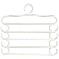 Viaste Plastic Clothes Hangers - Multi-Function Five-Layer Towel Hanging Clothes Hanging Adult Hanger Organize Your Clothes,1Pcs