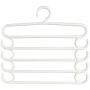Zronji 1 Piece 5 Layers Clothes Hanger Holder Space Saving Wardrobe Organizer Pants Towel Rack Pants Hangers