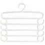 Viaste Plastic Clothes Hangers - Multi-Function Five-Layer Towel Hanging Clothes Hanging Adult Hanger Organize Your Clothes,1Pcs