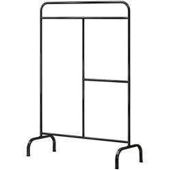 Angels home Coat Rack, Indoor Floor Balcony Clothes Rail Bedroom Hanger Simple Single Pole