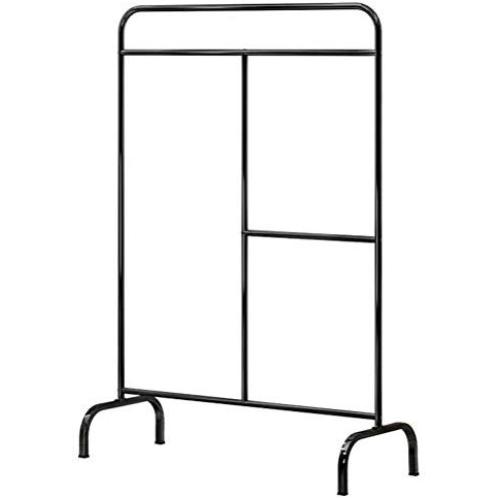 Angels home Coat Rack, Indoor Floor Balcony Clothes Rail Bedroom Hanger Simple Single Pole