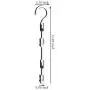 FitHom Multi-Layer Hanger Hook, Household Plastic Fish Bone Storage Rack, Space Saver Closet Hangers for Clothes Towel Scarf (2Pcs)
