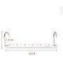 Stock in US 2PCS Hangers for Clothes Cloth Hanger Coat Velvet Organizer Belt Baby Scarf Kids Bride Space Saving Hanger Clothing Space Saver