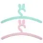 April-beautiful-life store Cute Rabbit Shape Wooden Kids Hanger Children Clothes Coat Rack Storage Hangers cabide Infantil perchero Infantil 2019,Pink