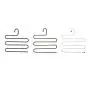 WZP Hanger Multi-Functional Pants Hanger,S-Type Multi-Layer Household Wardrobe Storage Scarf Rack Drying Rack Drying Rack Hanger Iron Art/C WZP Hanger Multi-Functional Pants Hanger,S-Type Multi-Layer Household Wardrobe Storage Scarf Rack Drying Rack Drying Rack Hanger Iron Art/C