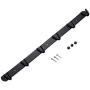 Jili Online Oil Rubbed Bronze Wall Mount Row Coat Clothes Hanger Bath Towel Hook - Black, 6 Hooks