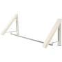 Tenrry Laundry Drying Rack Wall-Mount Retractable Folding Invisible Clothes Hanger