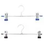 MEIYIN 20 Pcs Stainless Steel Trouser Hanger Rack Coat Pants Skirt Hangers Clothes Stand Holder with 2 Adjustable Non-Slip Clips 28cm MEIYIN 20 Pcs Stainless Steel Trouser Hanger Rack Coat Pants Skirt Hangers Clothes Stand Holder with 2 Adjustable Non-Slip Clips 28cm