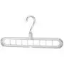 TOPINCN 5pcs Clothes Hanger Magic Hanger Space Saving Hangers Clothes Grouper Multifunctional Closet Organizer 9 Hole (Gray)