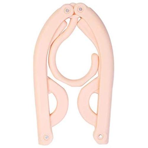 GTWCK Travel Hangers, Portable Folding Non-Slip Sturdy Clothes Hangers for Both Home Storage and Travel Use