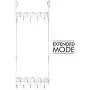 DoorShroom Door Clothing Hanger 20 Hook Modular Rack, Chrome