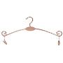 Pack of 5 Underwear Rack with Metal Iron, Children Clothes Hangers, Hangers with Clips for Bra Socks Panties Lingerie Shop Display (Rose Gold) Pack of 5 Underwear Rack with Metal Iron, Children Clothes Hangers, Hangers with Clips for Bra Socks Panties Lingerie Shop Display (Rose Gold)