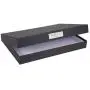 Bigso Sven Fiberboard Classic Hinged Document Box, 1.8 x 13.2 x 9.3 in, Dark Grey Bigso Sven Fiberboard Classic Hinged Document Box, 1.8 x 13.2 x 9.3 in, Dark Grey