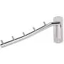 Alinory Clothes Hanger,Stainless Steel Wall Mounted Clothes Hanger with Swivel Arm Clothing Organizer Drying Rack Alinory Clothes Hanger,Stainless Steel Wall Mounted Clothes Hanger with Swivel Arm Clothing Organizer Drying Rack