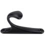 FTVOGUE Metal Hooks, Utility Modern Wall Mounted Coat Hook Bathroom Cloakroom Closet Clothes Rack Space Saver Hanger (Matte Black)