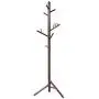 Wood Coat Rack Free Standing, Modern Living Room Bedroom Entryway Multifunction Decorative Coat Hanger Clothes Rail, Coat Hooks for Hanging Clothes Jacket Robes (Color : A)
