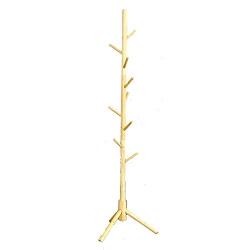 WZP Household Coat Rack Floor Solid Wood Hanger Bedroom Hanger Modern Creative Clothes Rack Simple Hanger Simple/C