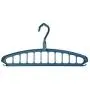 Hasde 11 Holes Clothes Hanger Organizer Rotatable Windproof Drying Racks Plastic Folding Wardrobe Storage Rack Hangers