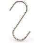 NXG 30 Pack 2.5 Inch Nickel Plated Stainless Steel S Hook S Shape Durable Hanging Hooks for Kitchen, Bathroom, Closet, Work Place, Office