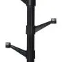Pentaero 45x45x178cm Coat Rack, European Style Fashion Hanger, Bedroom Home Floor Creative Clothes Rack, Coat Rack Purse Rack Hall Tree with 14 Rotating Plastic Hooks Entryway Hat Rack (Black)