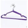 10PC Random Color 40cm Non-Slip Metal Shirt Trouser Hook Hanger PVC Plastic and High Manganese Steel Hangers for Clothes Racks Decoration