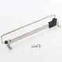 QStainlsdertty YHM Telescopic Rail Pull-Out Wardrobe Clothes Hanger(25cm)