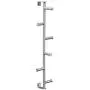 Ghelf 304 Stainless Steel Wire Drawing Vertical Clothes Rail，Wall-Mounted Towel Hanger，Stylish and Simple Towel Hook，Waterproof Rustproof Lengthened Pylon