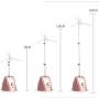 HWZXBCC 2000W,Vertical Anti-Dry Burning Pink Hanging Ironing Machine ， High Power Steam Electric Iron,Pink