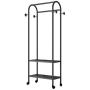 WYQSZ Floor Coat Rack, Bedroom Coat Hanger, Home Simple Clothes Rack, Nordic Hanger (Color : Black, Size : 80160cm)