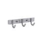 TOGU Wall Mounted Coat Hooks,3 Hooks Heavy Duty Stainless Steel Coat Robe Hat Clothes Towel Hook Hanger Rack,Brushed Stainless Steel Finish,1 Pack