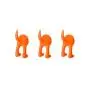 Ikea Set of 3 Dog Tail Hooks Hat Coat Key Wall Mounted Hanger (Orange) Ikea Set of 3 Dog Tail Hooks Hat Coat Key Wall Mounted Hanger (Orange)