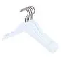 10pcs Kids Baby Children Toddler Wooden Shirt Coat Dress Hangers Non-Slip Clothes Racks with Notches and Anti-Rust 360 Degree Swivel Hook