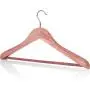 Neaties American Cedar Wood Wide Large Coat Hangers with Flat Bar, 4pk