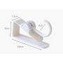 TOPBATHY 4pcs Over The Door Hook Plastic Door Hangers Door Back Hook for Clothes Hats Towels Home Office Bathroom Kitchen (White) TOPBATHY 4pcs Over The Door Hook Plastic Door Hangers Door Back Hook for Clothes Hats Towels Home Office Bathroom Kitchen (White)