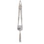 WAOving Macrame Plant Hanger Cotton Rope Indoor Outdoor Hanging Basket Flower Pots Net