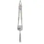 WAOving Macrame Plant Hanger Cotton Rope Indoor Outdoor Hanging Basket Flower Pots Net