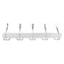 Dosens Wall Mount Coat Hook Chrome Finish Coat Robe Hat Clothes Hanger Towel Rack 2 Pack