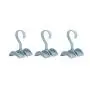 Thinkmay Rotating Handbag Hanger Purse Organizer Tie Rack Belt Hanger, 3 Pack Plastic Hanging Closet Organizer Holder for Belt,Tie, Bag, Purse,Scarves, Jeans,Clothes Wardrobe Hanger (Blue)