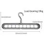 IFRG.RY Multi-Port Support Circle Hangers Drying Racks Multifunction Plastic Scarf Clothes Hanger Storage Rack Pink -A