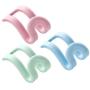 Yazierstyuor Easy Hook, 15Pcs Creative Mini Flocking Clothes Hanger Organizer