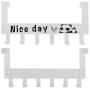 Art Over Door Hook Keys Hook Hanger 6 Hook Rack Clothes Holder for Closet Cabinet Door Wall Decor(White)