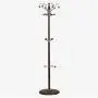 YMJ Standing Coat Racks 175CM Metal Hall Trees Coat Rack Stand 10 Hooks Clothes Stand Tree Stylish Hat Coat Rail Stand Rack Clothes Jacket Storage Hanger Organiser Coat Racks