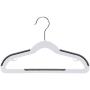 AmazonBasics Plastic Kids Clothes Hangers with Non-Slip Pad, 30-Pack