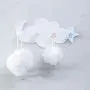 Aland Cloud Moon Star Wall Mount Hook Clothes Brush Storage Hanger Door Back Holder