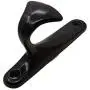 KFZ Black Coat Hook Hat Hook Clothes Hook,Bath Towel Hook,HAO-SPN0001 Zinc Alloy Hanger (1 Pack, SPN0001-Black)